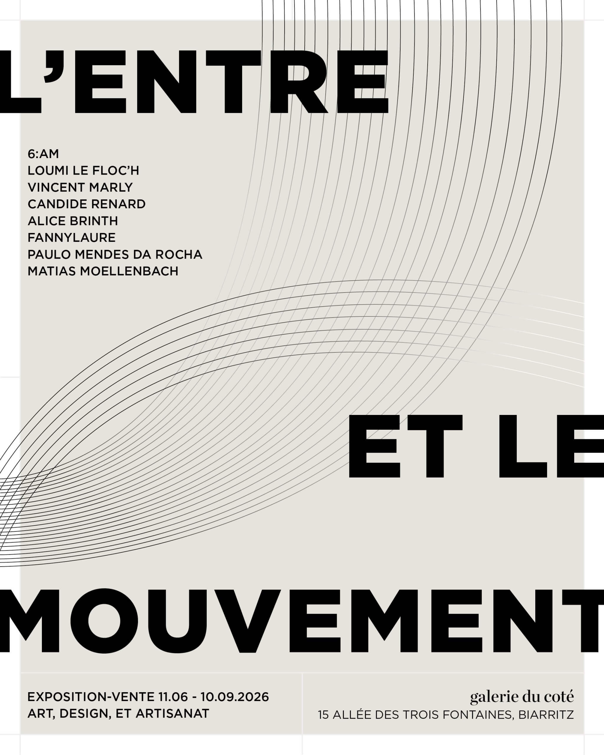 L&rsquo;entre et le mouvement